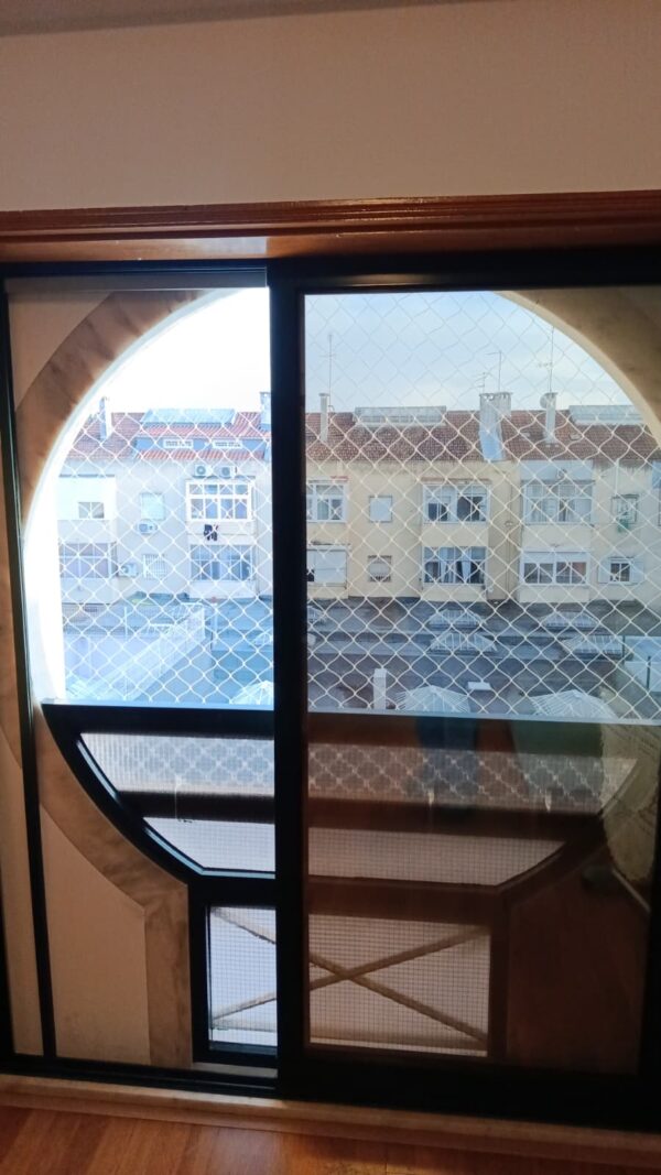 rede proteção janela com instalação profissional