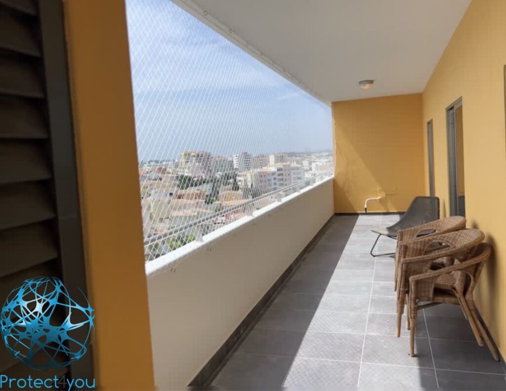 Rede de proteção Protect4You para segurança infantil em casa