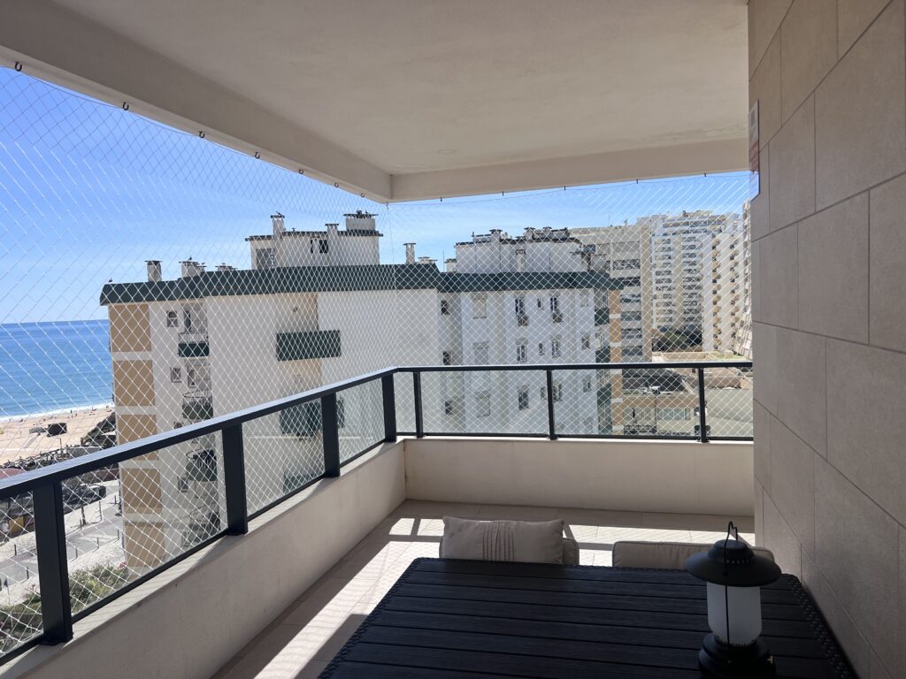Rede de proteção antiqueda para varanda apartamento Lisboa