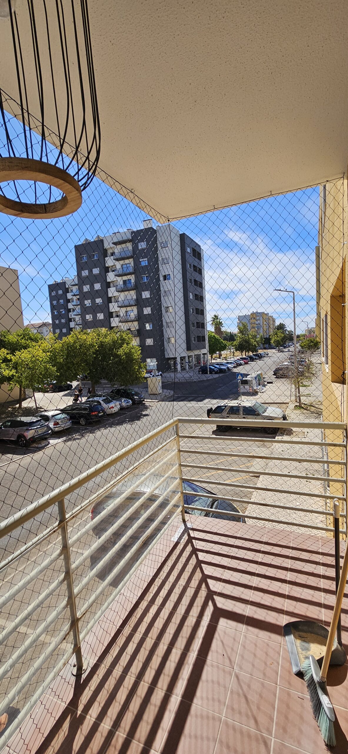 Rede de proteção para varandas em Lisboa instalada em apartamento