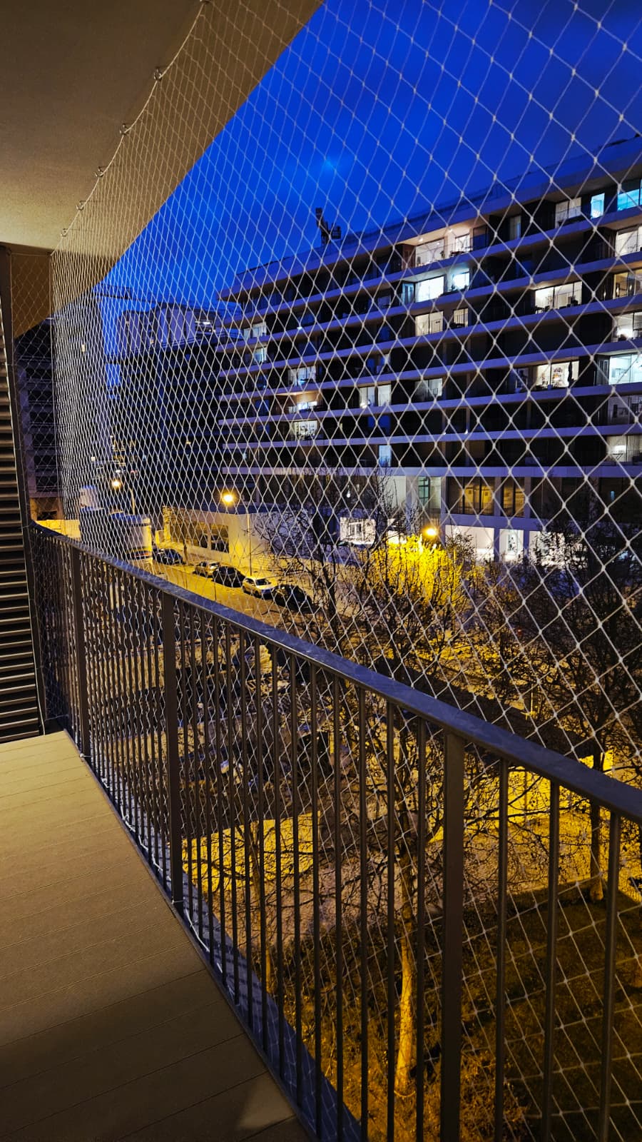 rede proteção para gatos em janela de apartamento no Porto