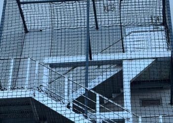 Proteção com rede Protect4You em prédio urbano