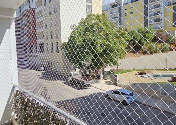 Rede de segurança Protect4You aplicada em sacada alta