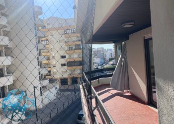 Rede de proteção Protect4You instalada em varanda alta