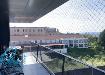 Segurança infantil em apartamentos com redes de proteção