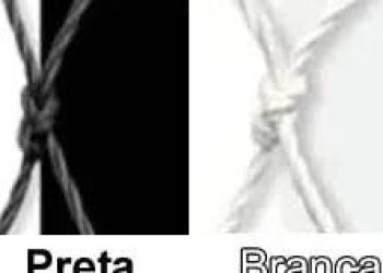 fio da rede de proteçao brancoe preto 2