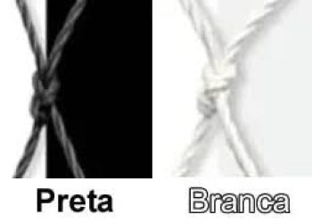 fio da rede de proteçao brancoe preto 2