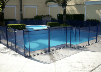 Piscina segura com rede de proteção Protect4You