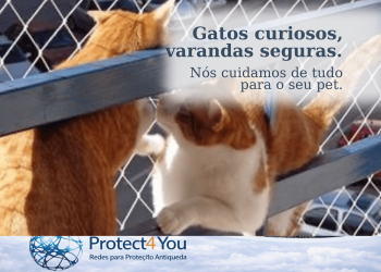 Rede Protect4You aplicada em varanda exterior
