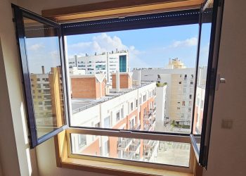 Rede de proteção para escadas em Lisboa - segurança para crianças