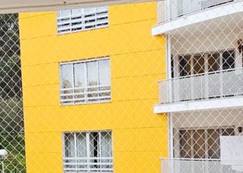 rede de proteção instalada em apartamento em Lisboa